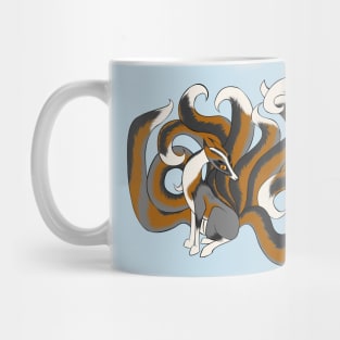 Nine tailed platinum cross fox Mug